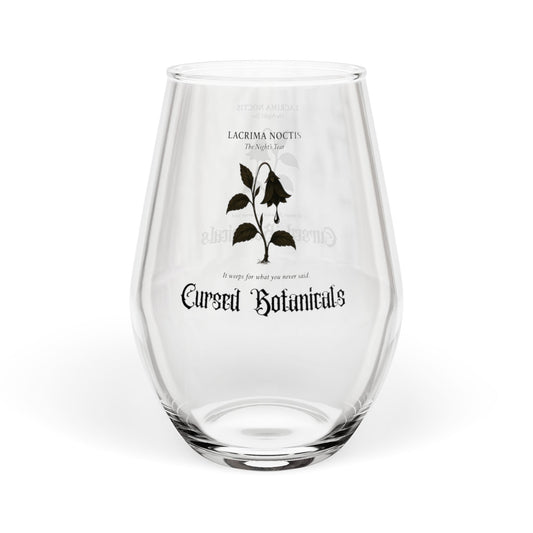 Wine Glass - Cursed Botanicals Collection-Night's Tear