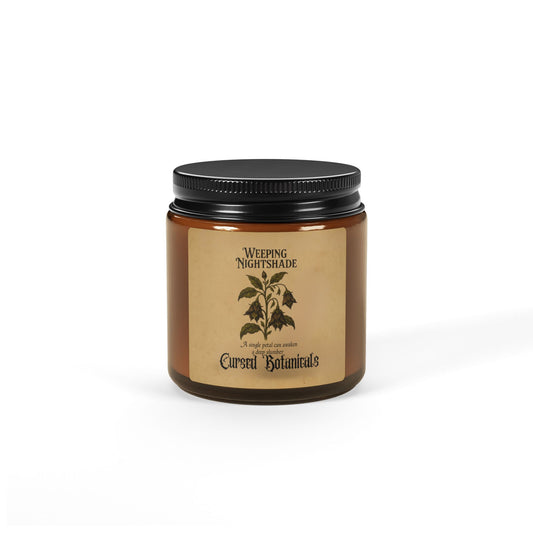 Scented Soy Candle-Cursed Botanical Collection-Weeping Nightshade