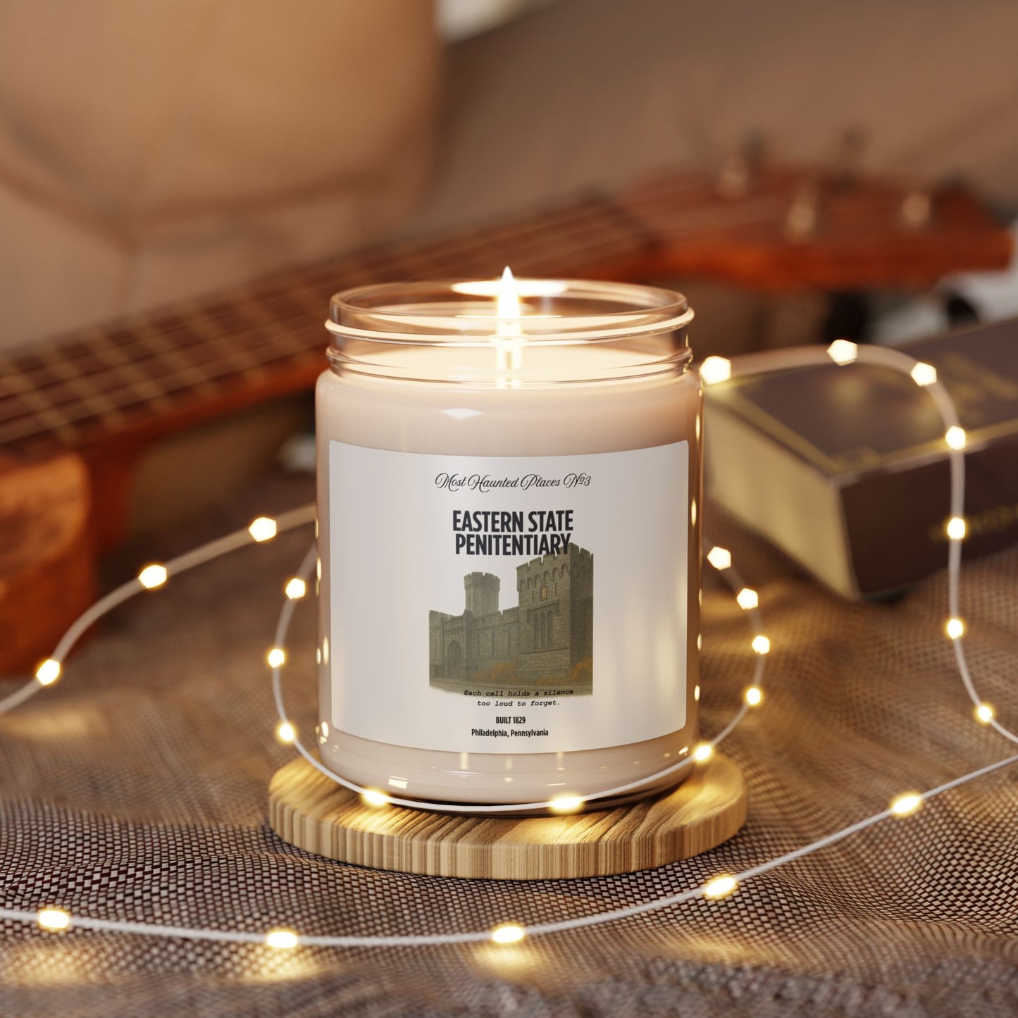 Most Haunted Places- Eastern State Penitentiary- Soy Candle Bold Scent, 9oz