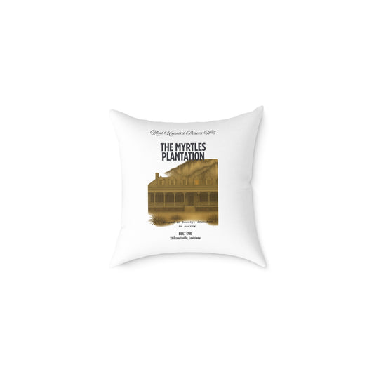 Canvas Pillow - The Most Haunted Collection -The Myrtles Plantation - Rustic Home Decor Accent