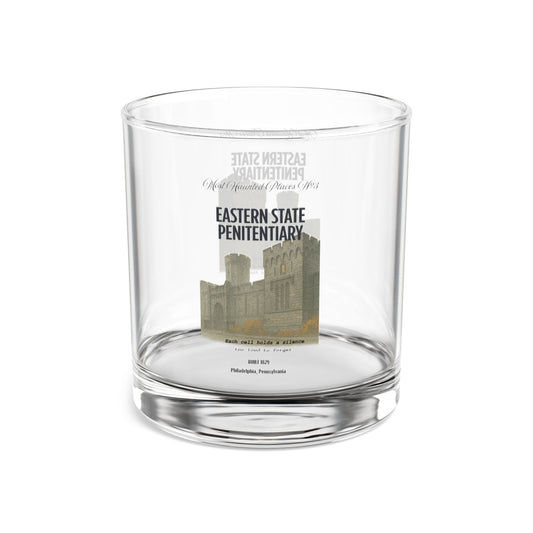 Most Haunted Places Collection- Eastern State Penitentiary -Custom Rocks Glass, 10oz -
