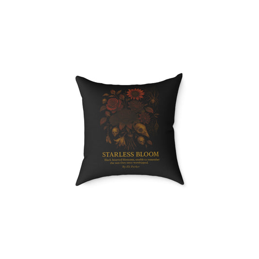 Canvas Pillow -  Haunted Bouquet Collection - Starless Bloom