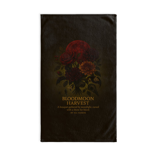 Hand Towel - Haunted Bouquet Collection -Bloodmoon Harvest