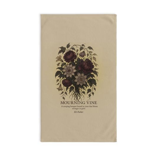 Hand Towel - Haunted Bouquet Collection -Mourning Vine