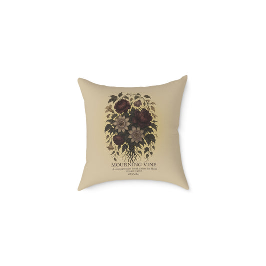 Canvas Pillow -  Haunted Bouquet Collection - Mourning Vine
