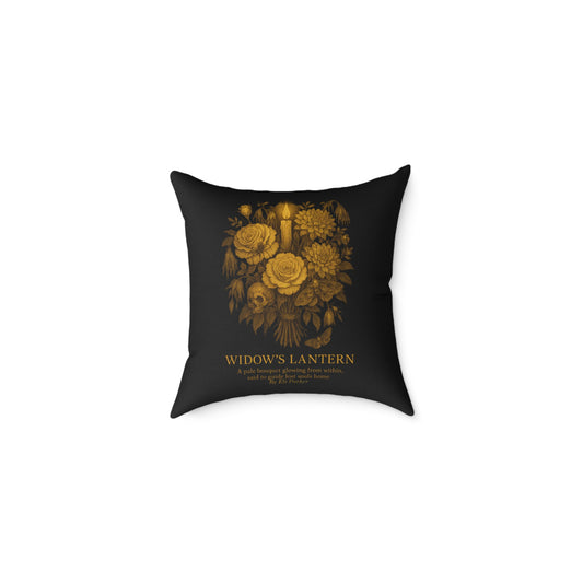 Canvas Pillow -  Haunted Bouquet Collection - Widow's Lantern