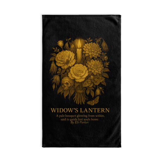 Hand Towel - Haunted Bouquet Collection -Widow's Lantern