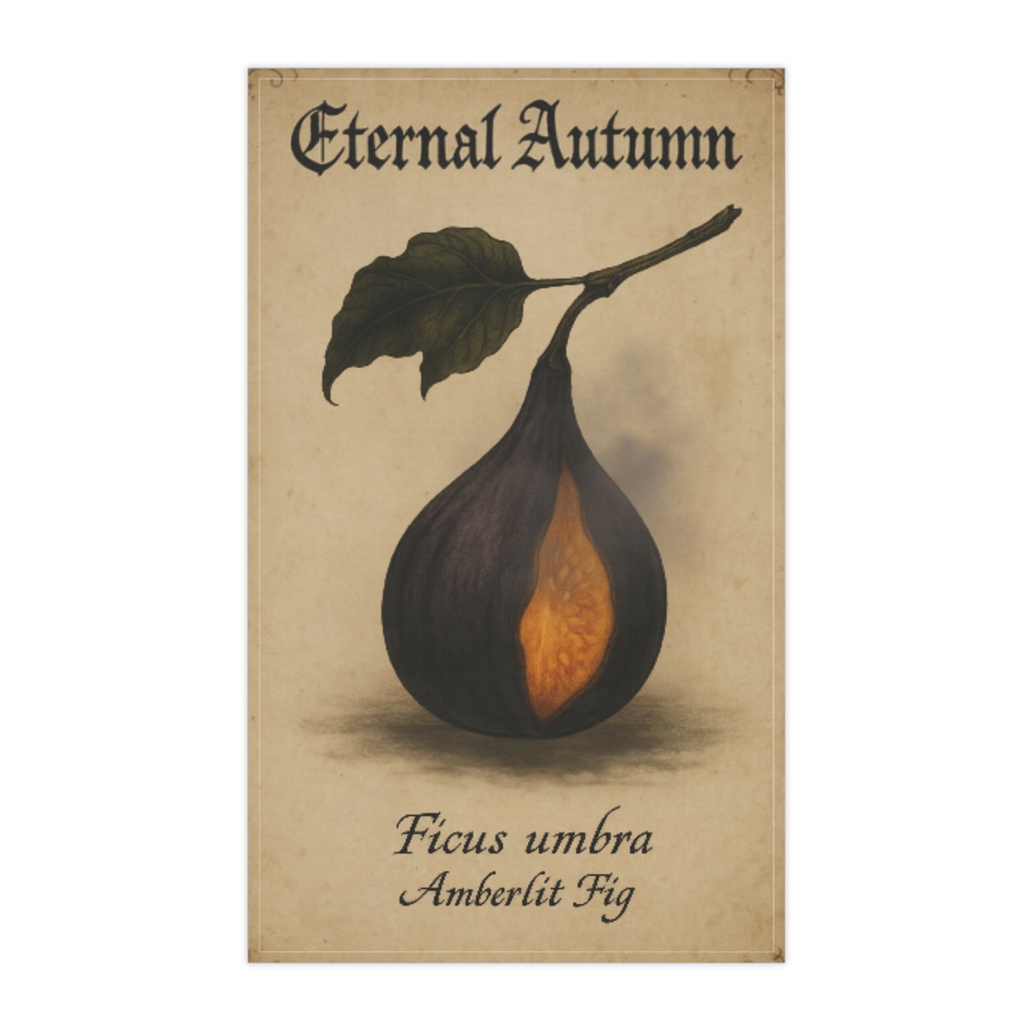 Eternal Autumn- Gothic core themed Tea Towels