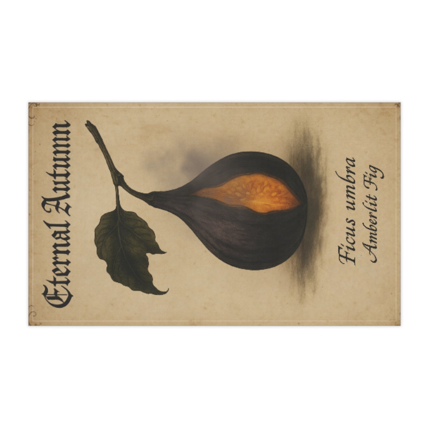 Eternal Autumn- Gothic core themed Tea Towels