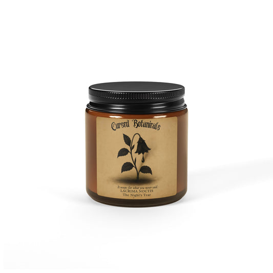 Scented Soy Candle-Cursed Botanical Collection-The Night's Tear
