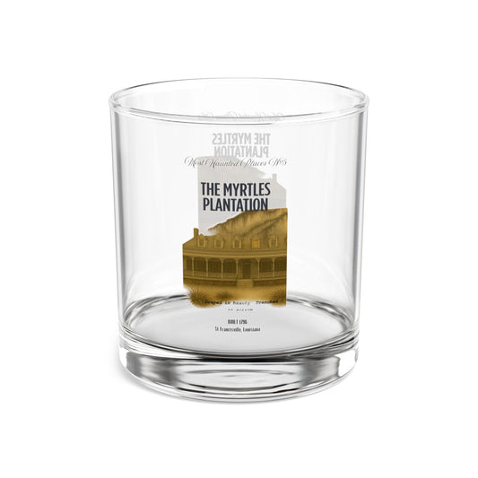 Most Haunted Places Collection- The Myrtle Plantation -Custom Rocks Glass, 10oz -