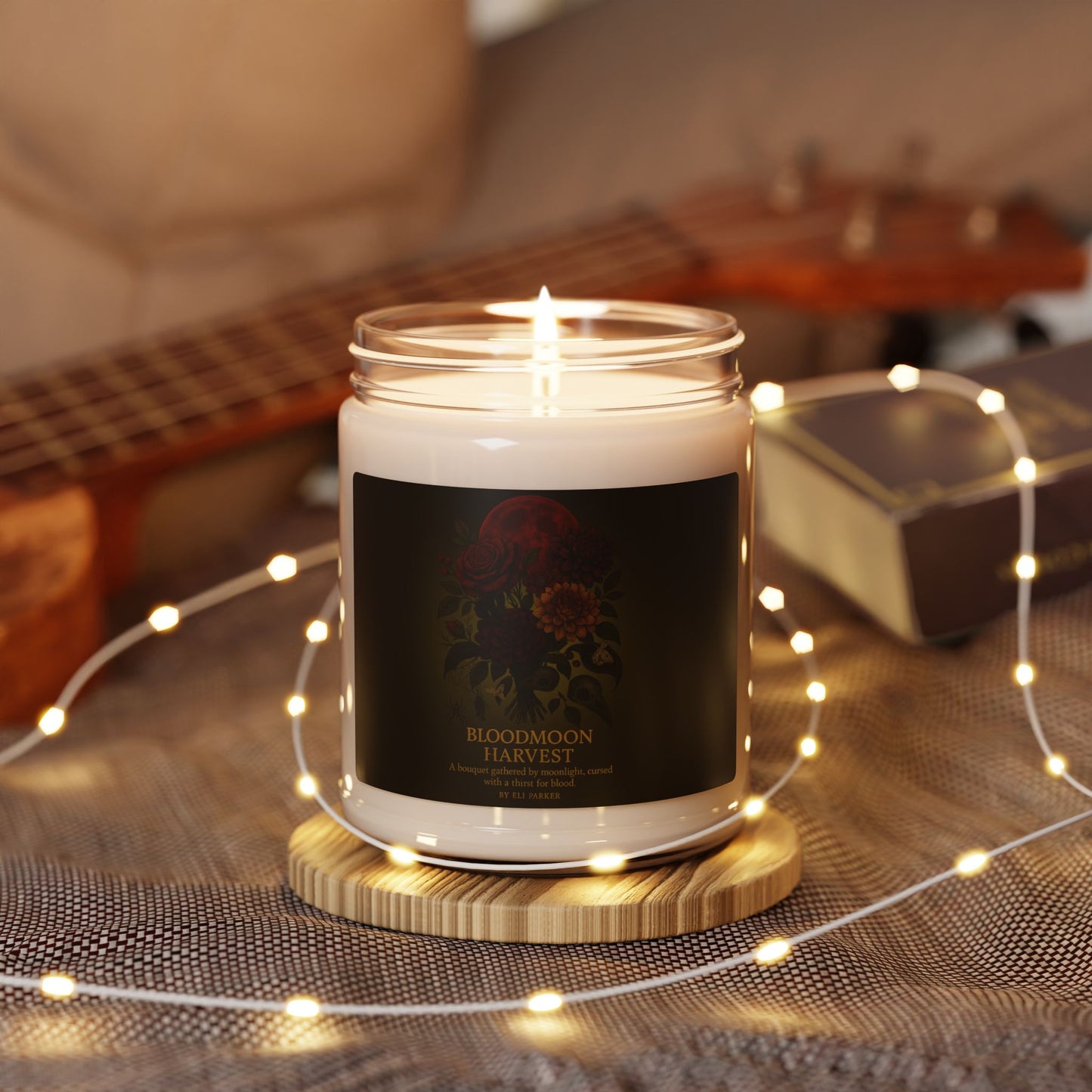 Soy Candle -Haunted Bouquet Collection-Bloodmoon Harvest