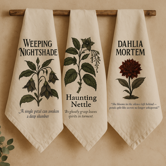 Cursed Botanical Hand Towel Bundle