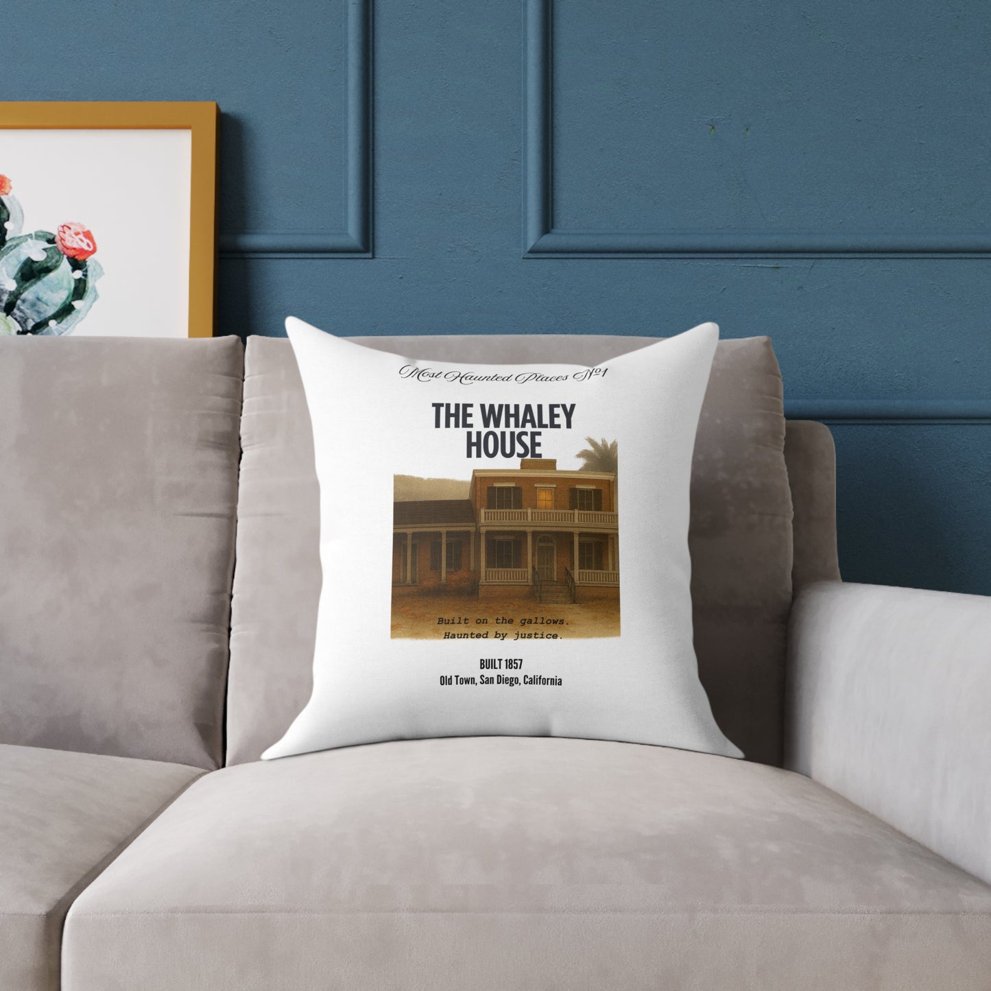 Pillow - The Most Haunted Collection The Whaley House - Rustic Home Decor Accent