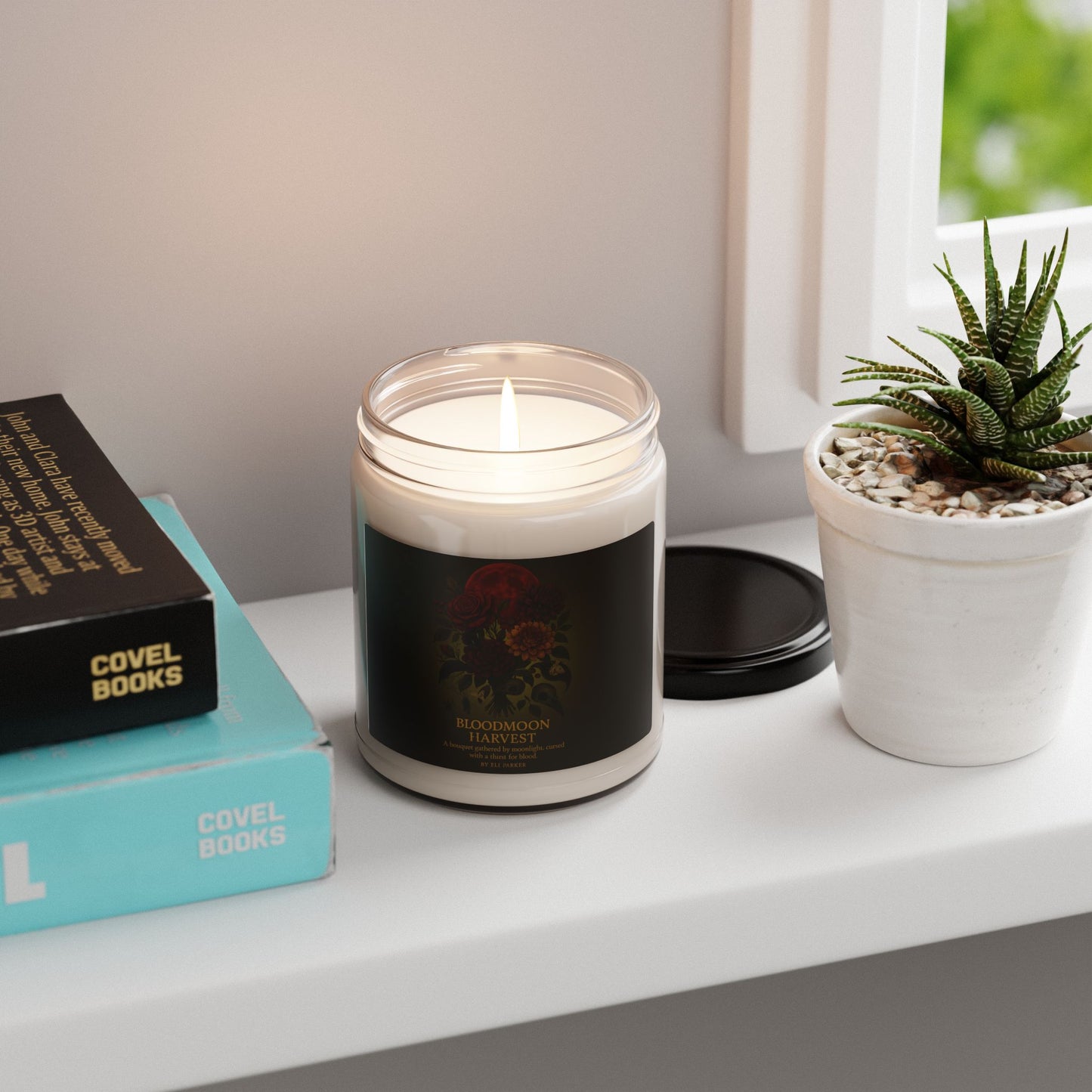 Soy Candle -Haunted Bouquet Collection-Bloodmoon Harvest