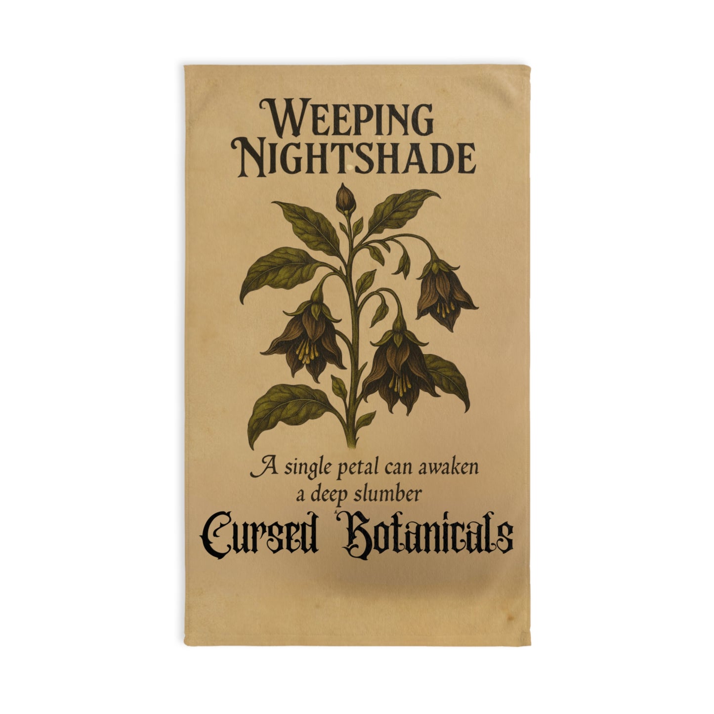 Cursed Botanicals Hand Towel Collection-Set I