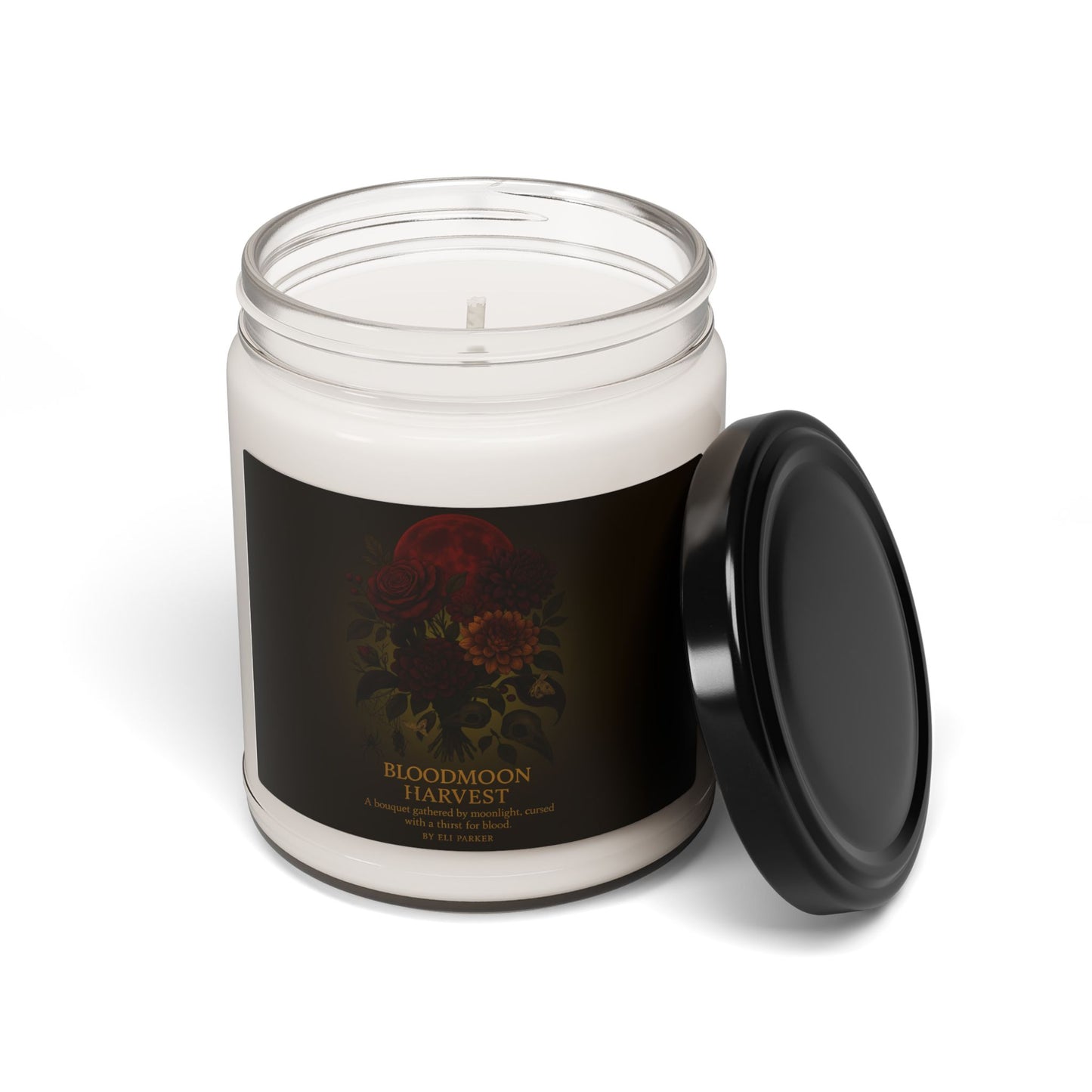 Soy Candle -Haunted Bouquet Collection-Bloodmoon Harvest