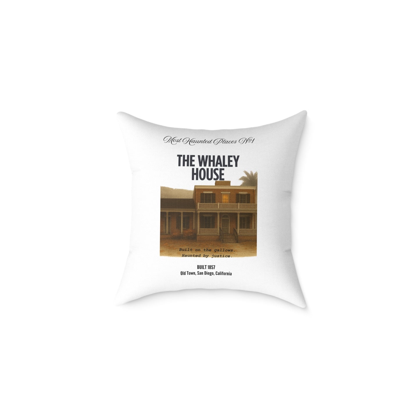Pillow - The Most Haunted Collection The Whaley House - Rustic Home Decor Accent