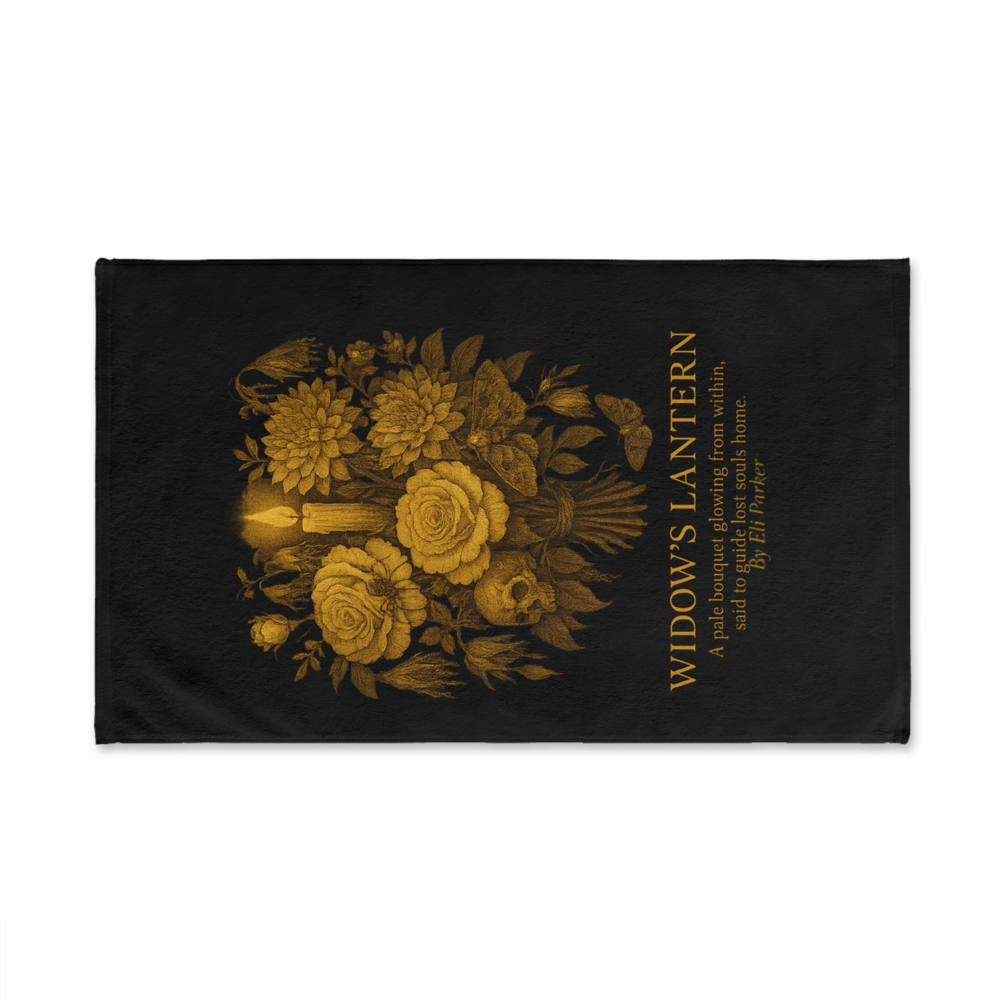 Hand Towel - Haunted Bouquet Collection -Widow's Lantern
