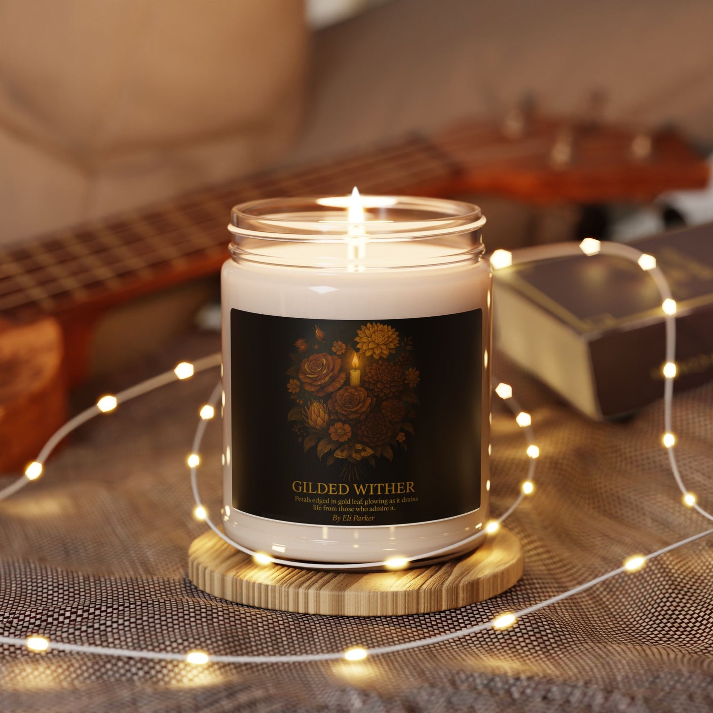 Soy Candle -Haunted Bouquet Collection-Gilded Wither