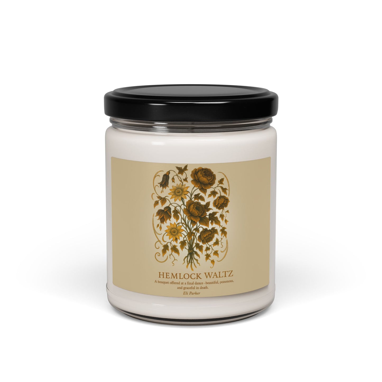 Soy Candle -Haunted Bouquet Collection-Hemlock Waltz