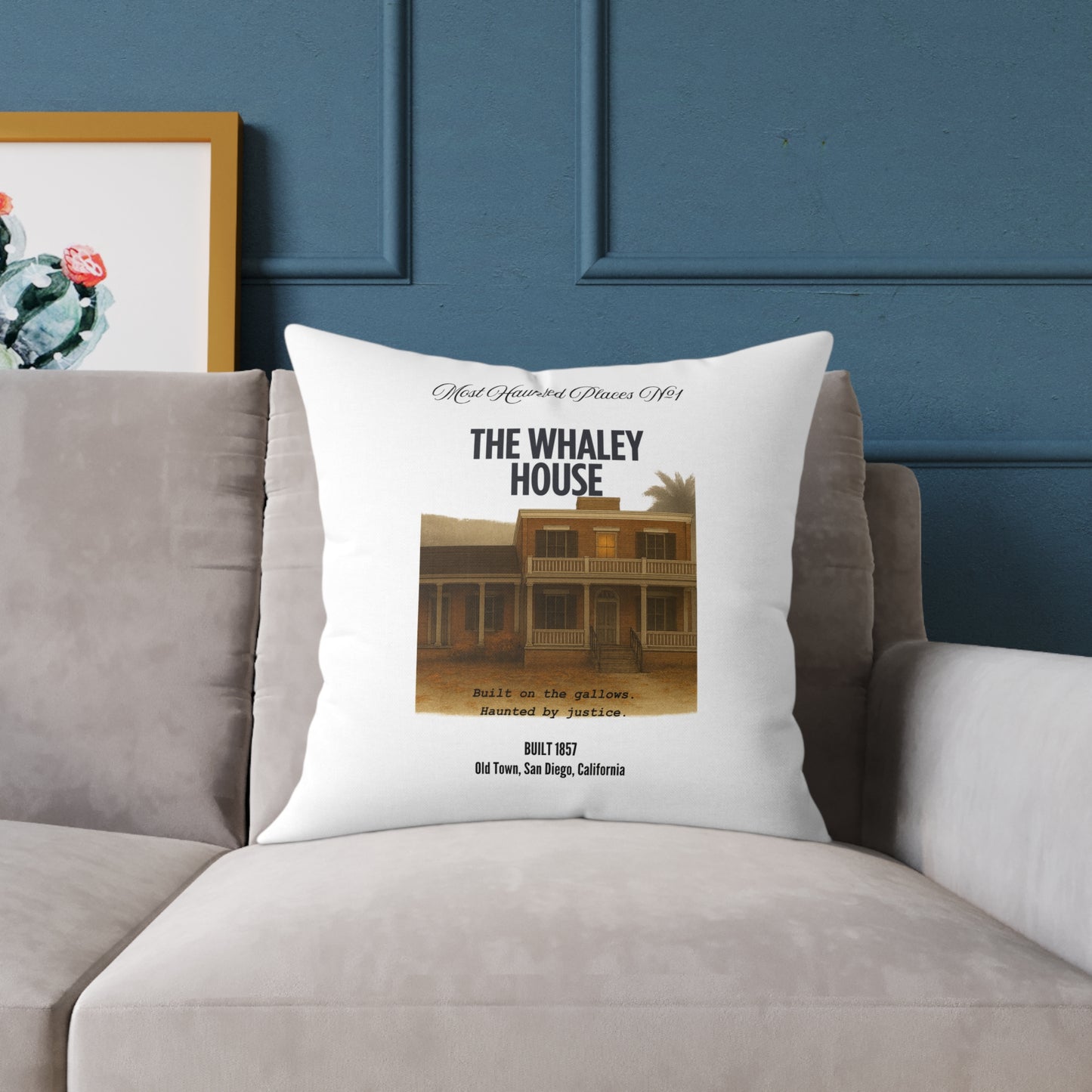Pillow - The Most Haunted Collection The Whaley House - Rustic Home Decor Accent