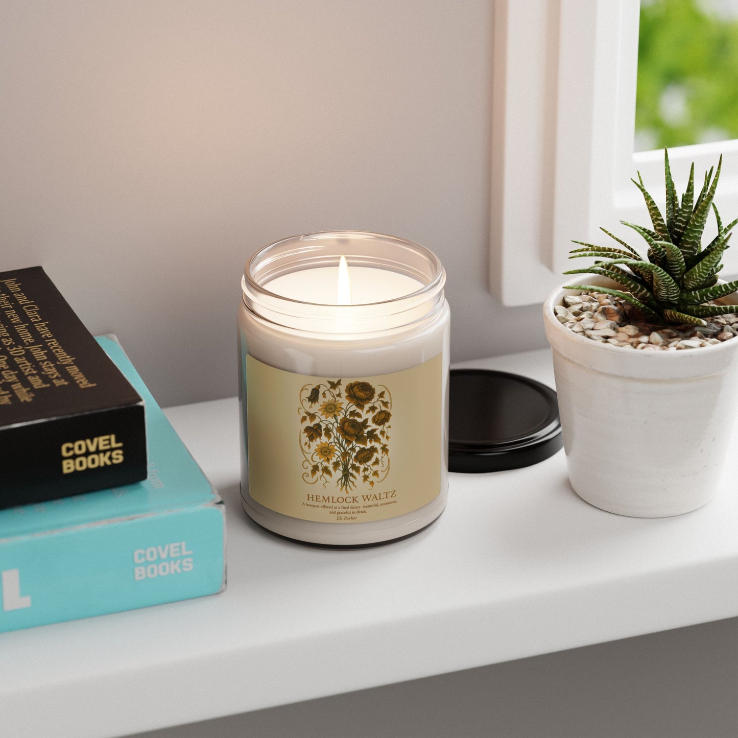 Soy Candle -Haunted Bouquet Collection-Hemlock Waltz