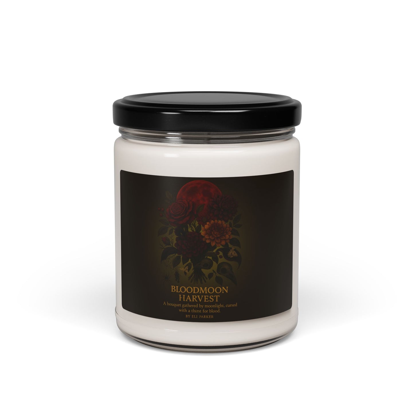 Soy Candle -Haunted Bouquet Collection-Bloodmoon Harvest