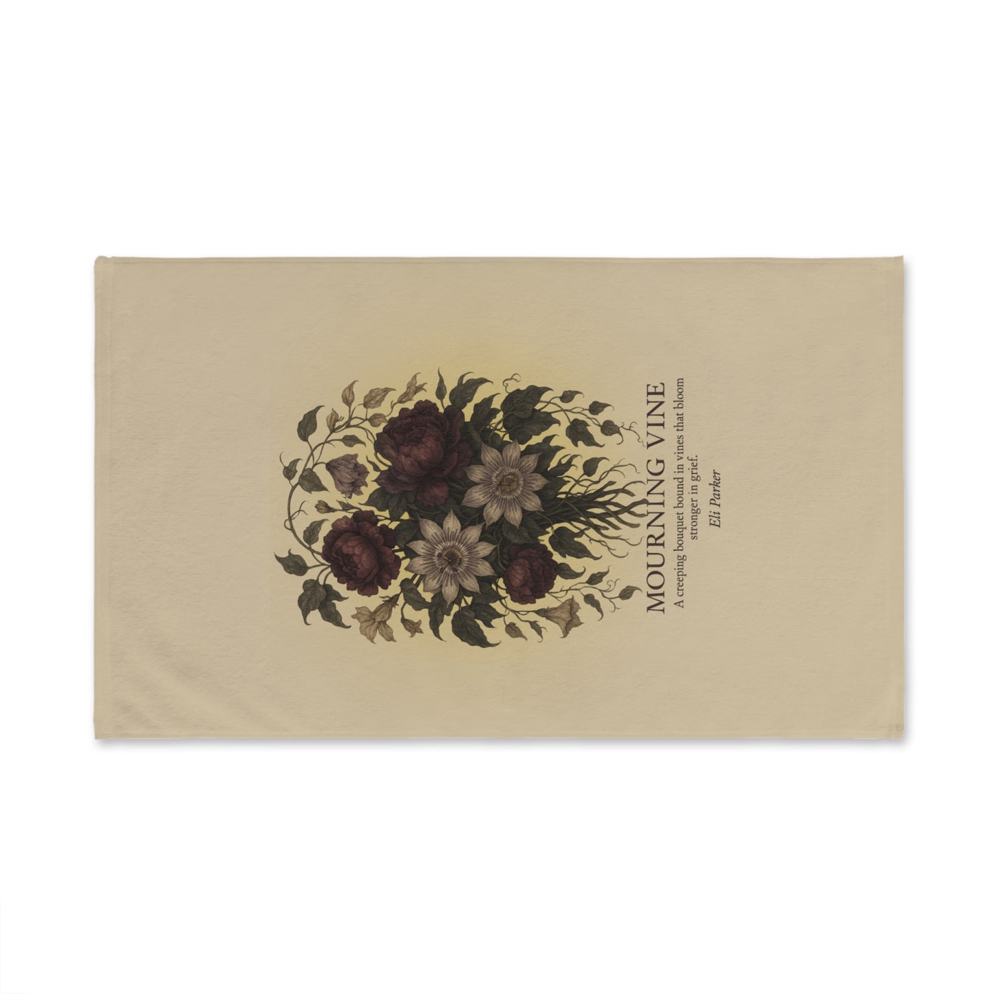 Hand Towel - Haunted Bouquet Collection -Mourning Vine