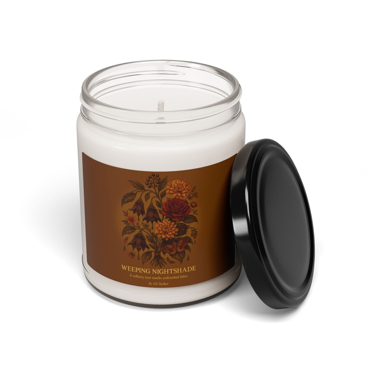 Soy Candle -Haunted Bouquet Collection-Weeping Nightshade