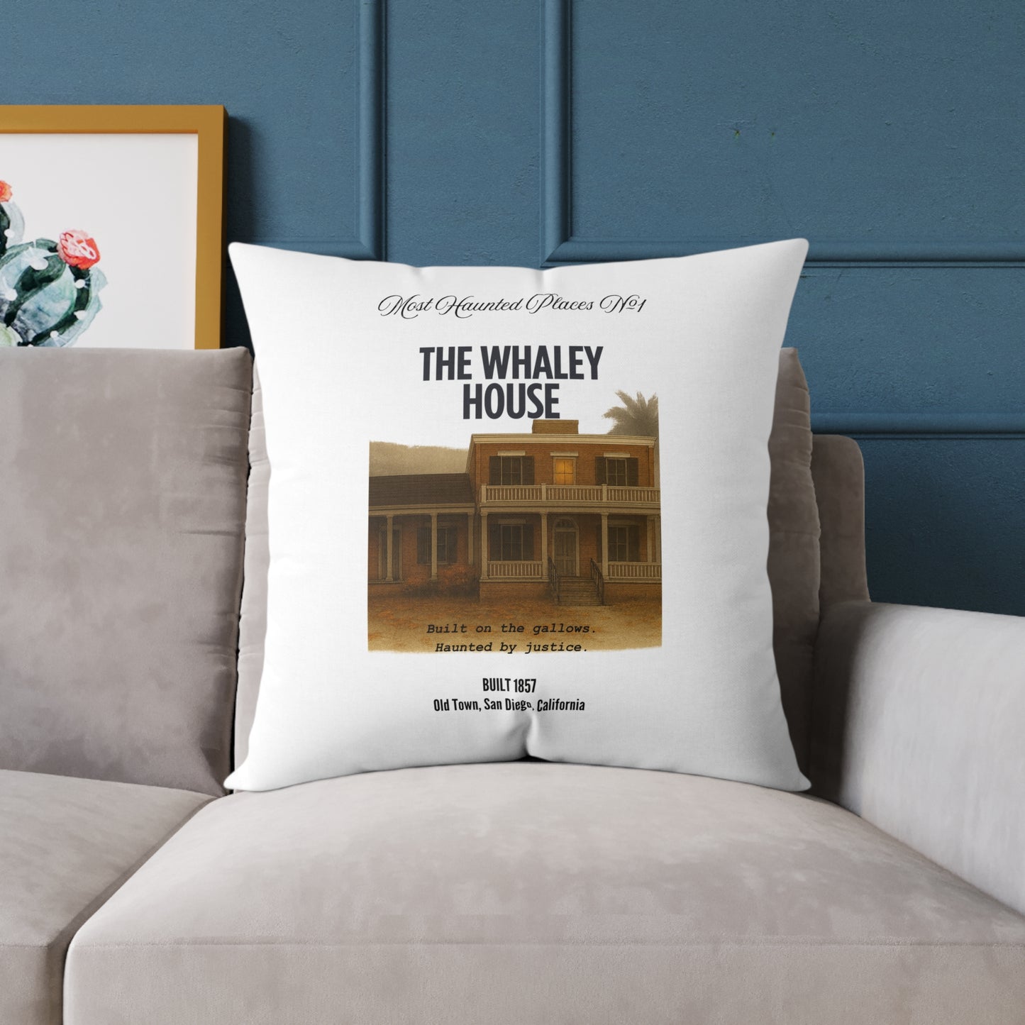 Pillow - The Most Haunted Collection The Whaley House - Rustic Home Decor Accent