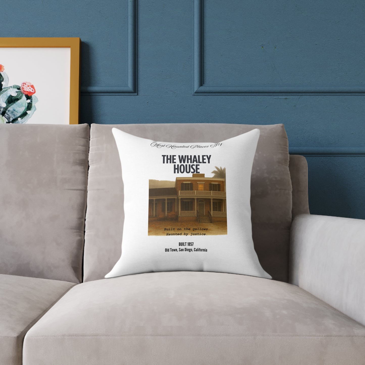 Pillow - The Most Haunted Collection The Whaley House - Rustic Home Decor Accent