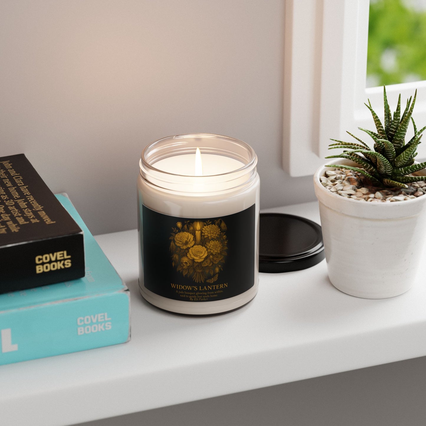 Soy Candle -Haunted Bouquet Collection-Widow's Lantern