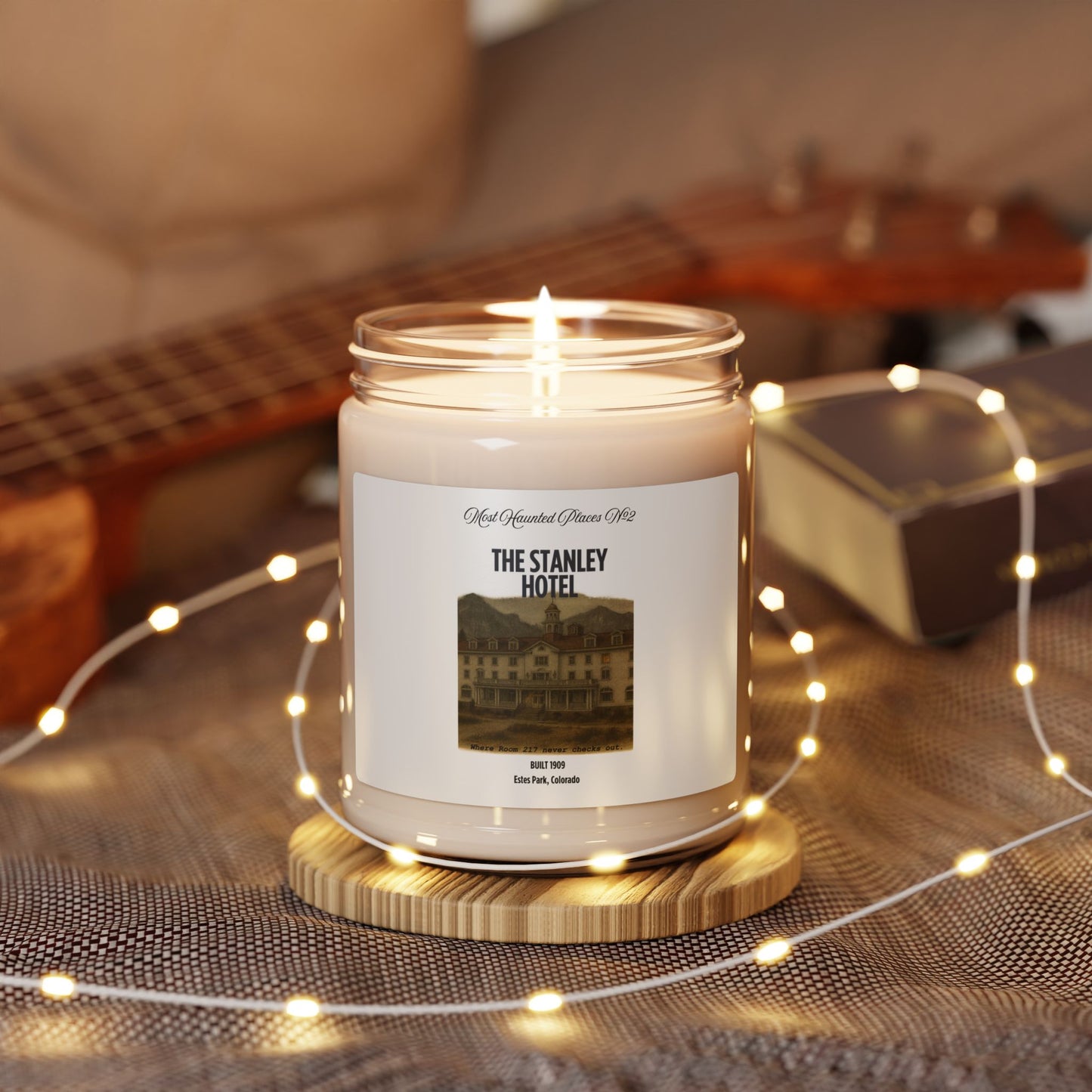 Most Haunted Places Collection Scented Soy Candle - The Stanley Hotel | Aromatherapy Candle, Home Fragrance, Relaxation Gift