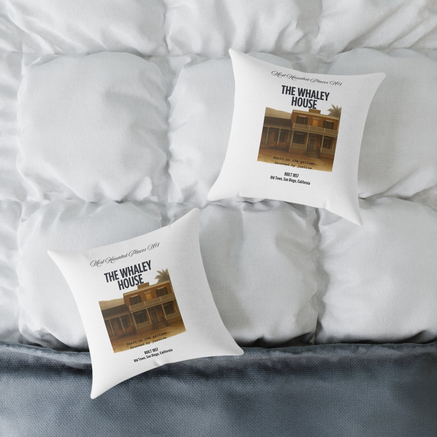 Pillow - The Most Haunted Collection The Whaley House - Rustic Home Decor Accent