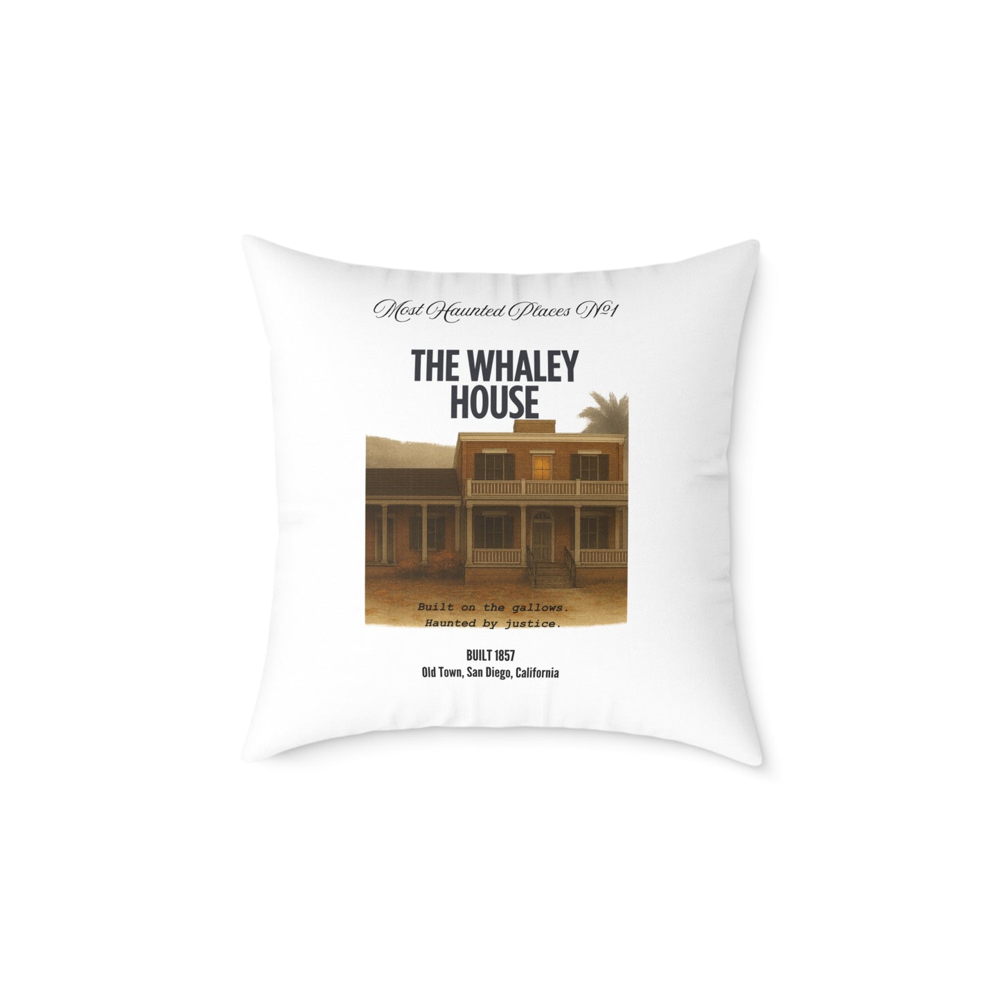 Pillow - The Most Haunted Collection The Whaley House - Rustic Home Decor Accent