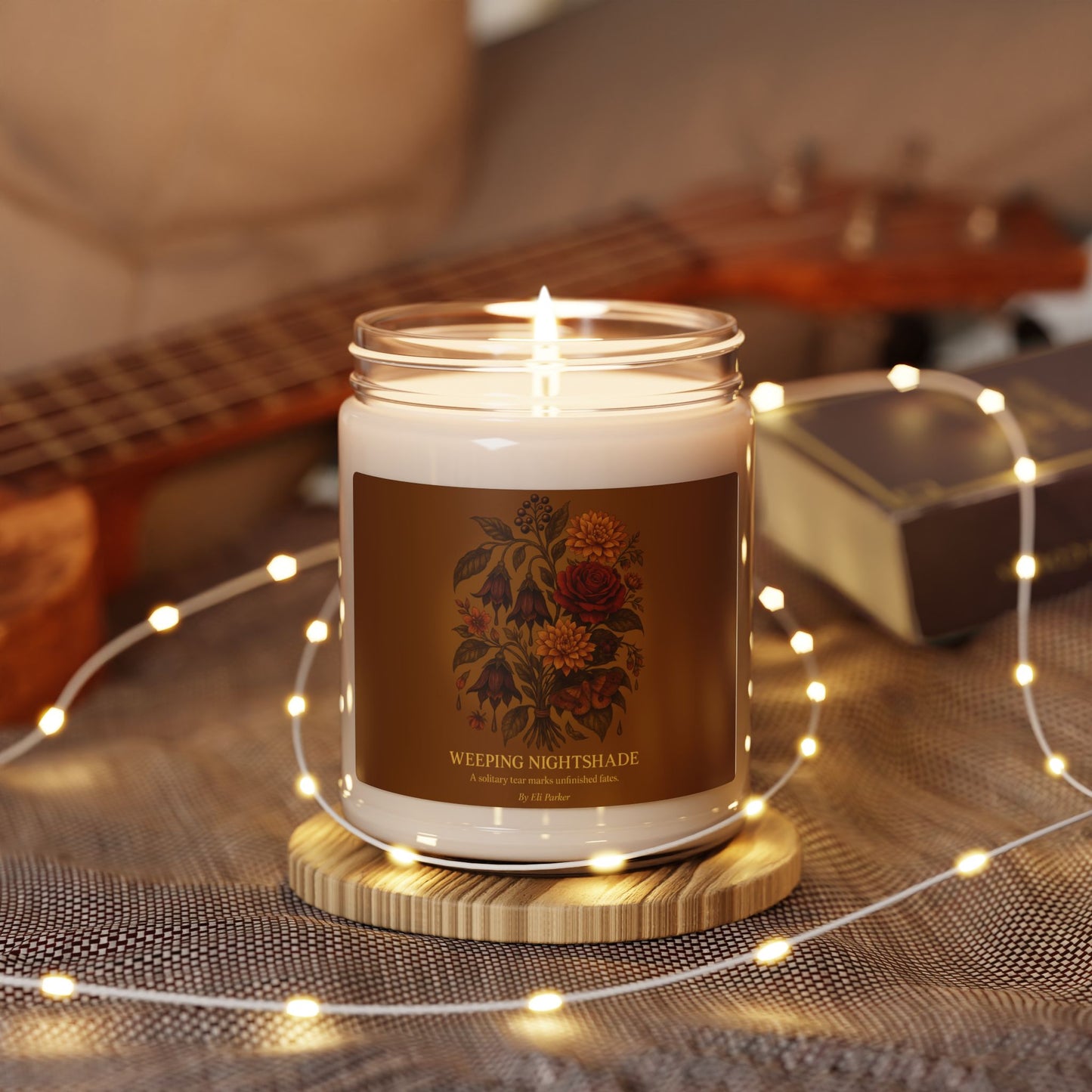 Soy Candle -Haunted Bouquet Collection-Weeping Nightshade