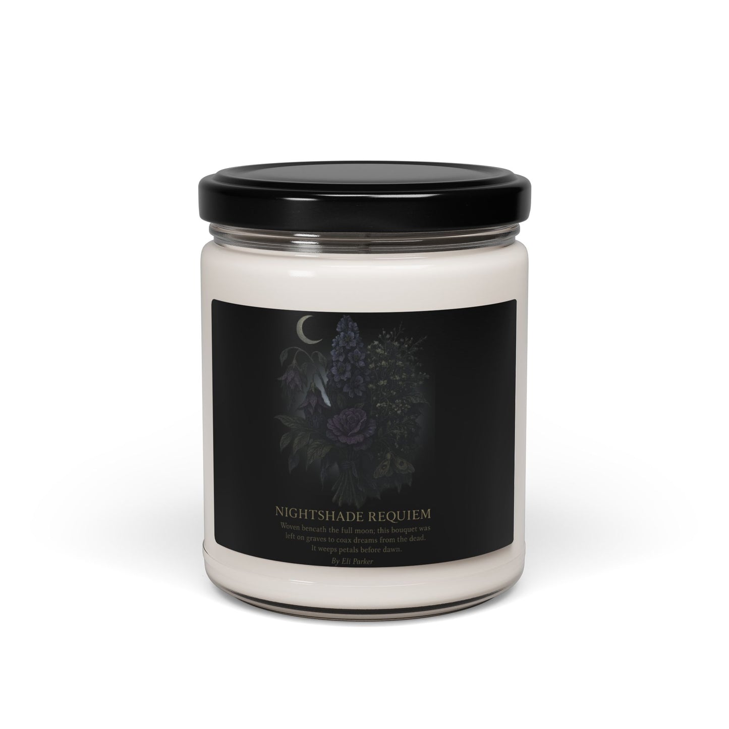 Soy Candle -Haunted Bouquet Collection-Nightshade Requiem