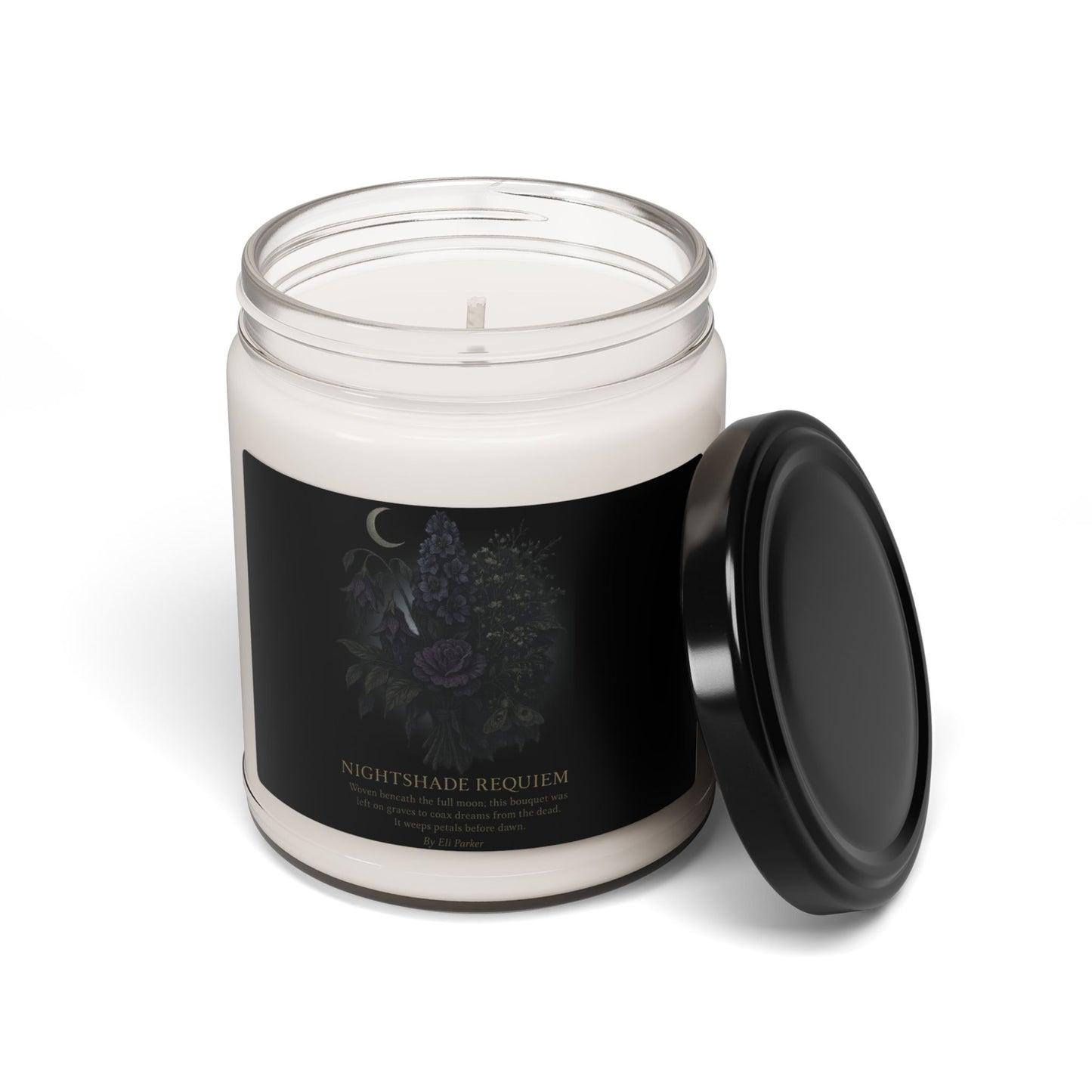 Soy Candle -Haunted Bouquet Collection-Nightshade Requiem