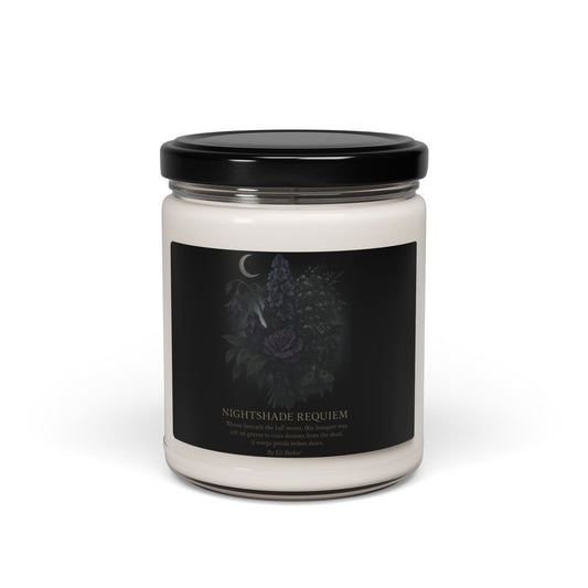 Soy Candle -Haunted Bouquet Collection-Nightshade Requiem