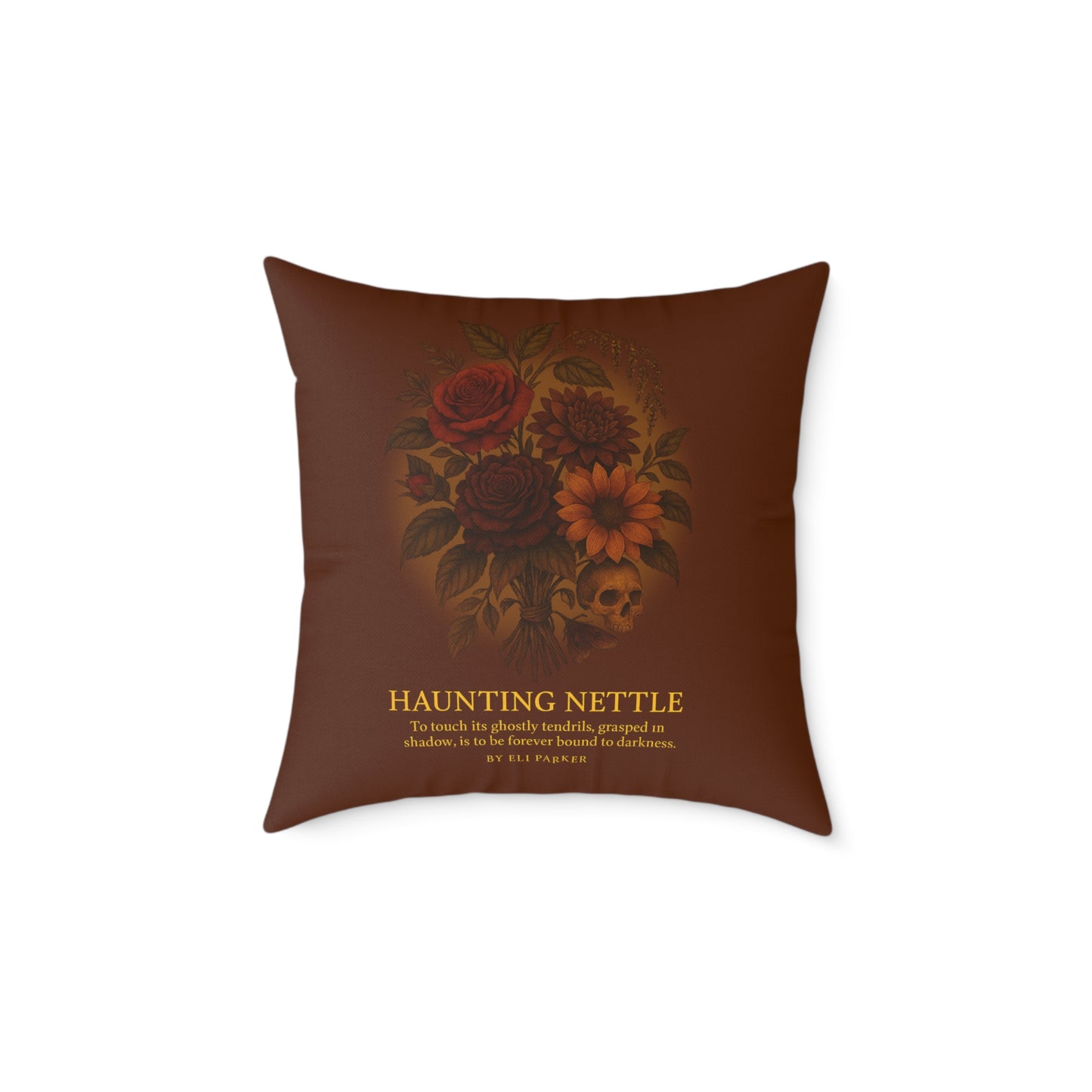 Canvas Pillow -  Haunted Bouquet Collection - Haunting Nettle