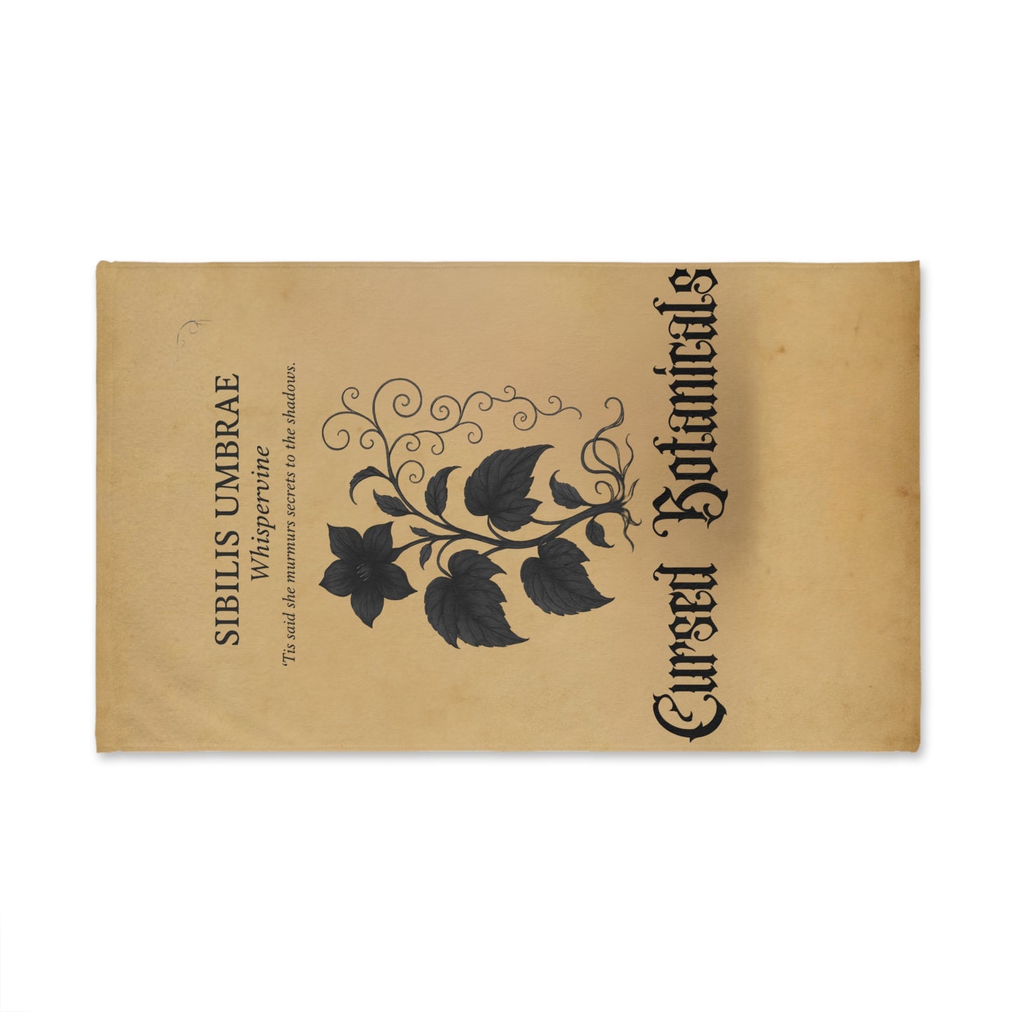 Hand Towel - Cursed Botanicals Collection, Whisper Vine