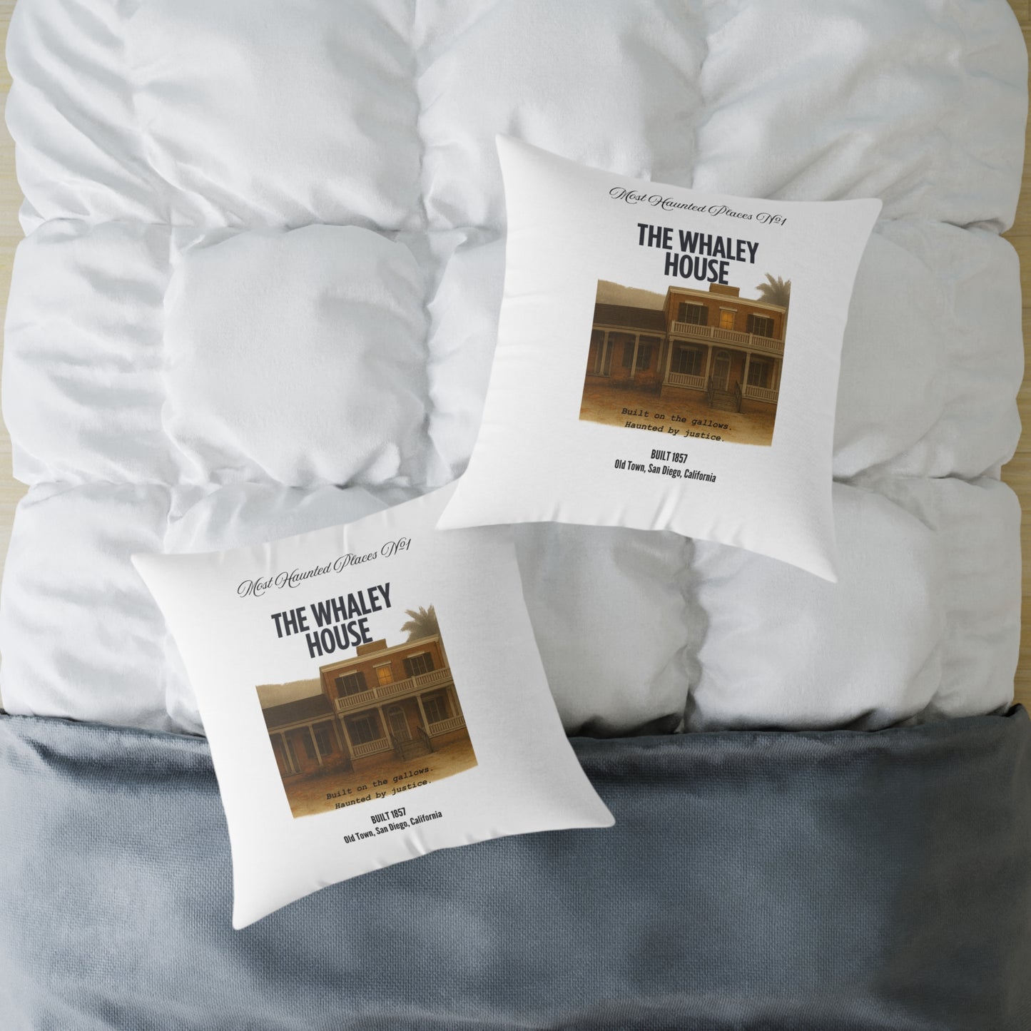 Pillow - The Most Haunted Collection The Whaley House - Rustic Home Decor Accent