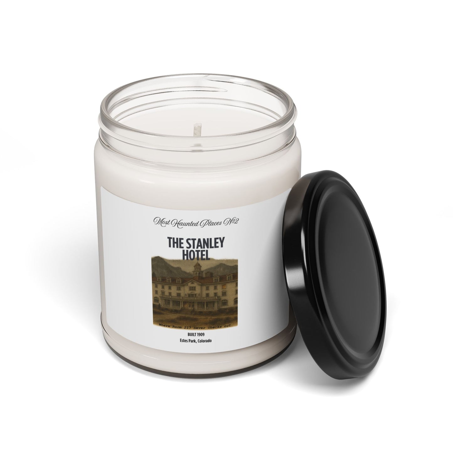 Most Haunted Places Collection Scented Soy Candle - The Stanley Hotel | Aromatherapy Candle, Home Fragrance, Relaxation Gift