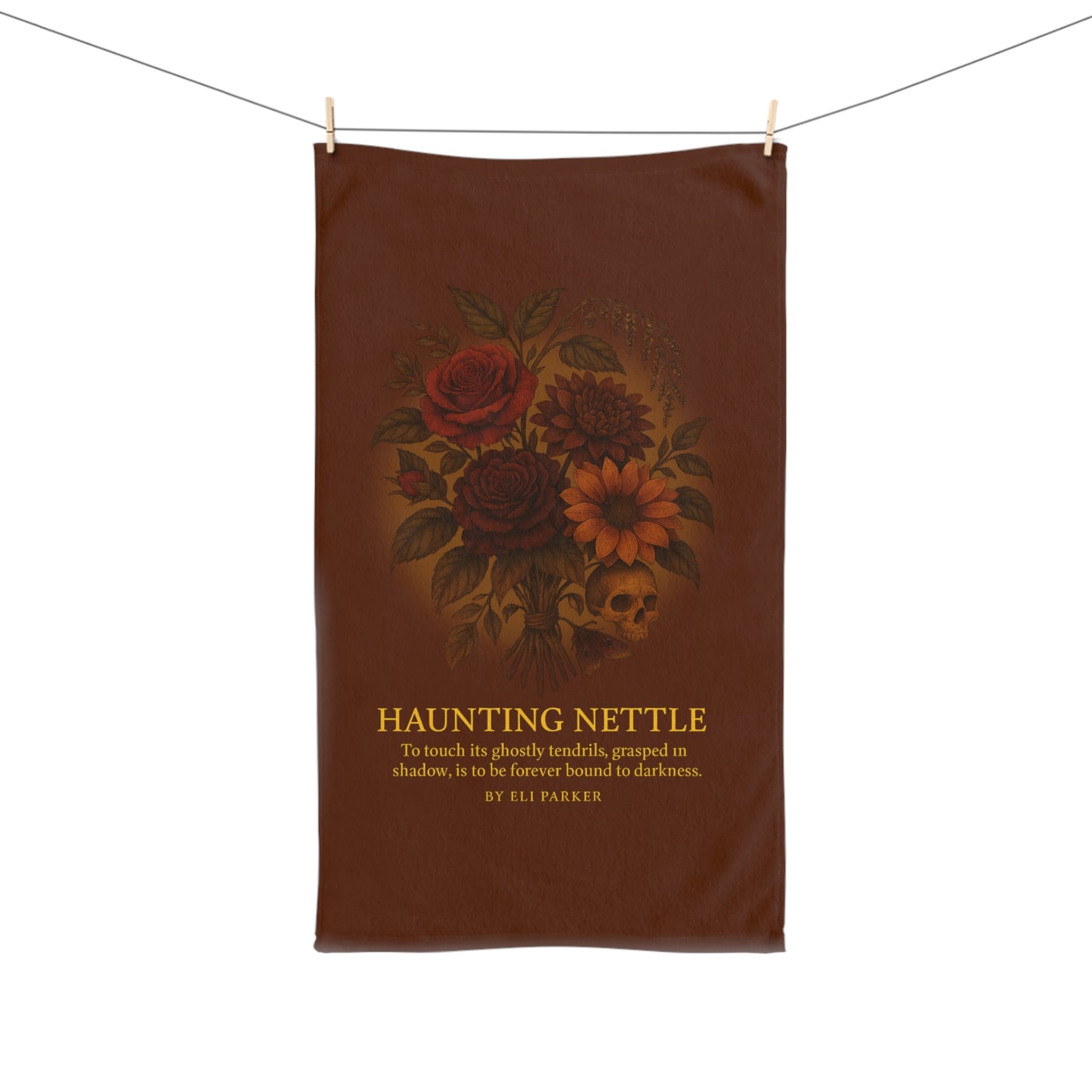 Hand Towel - Haunted Bouquet Collection -Haunting Nettle Design